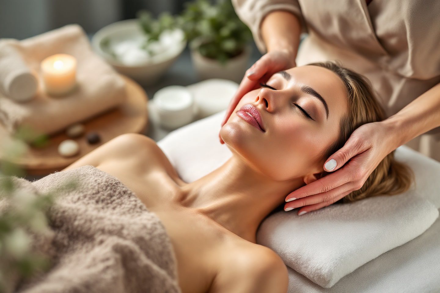 full melanage facial massage treatment  genesis medspa - full melanage facial massage treatment