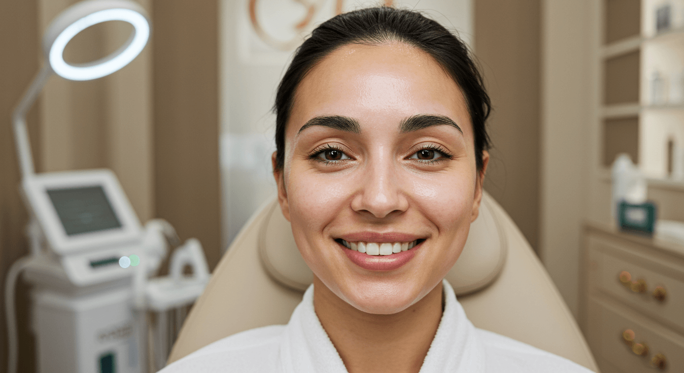 pico laser treatment closeup genesis medspa - pico laser treatment closeup