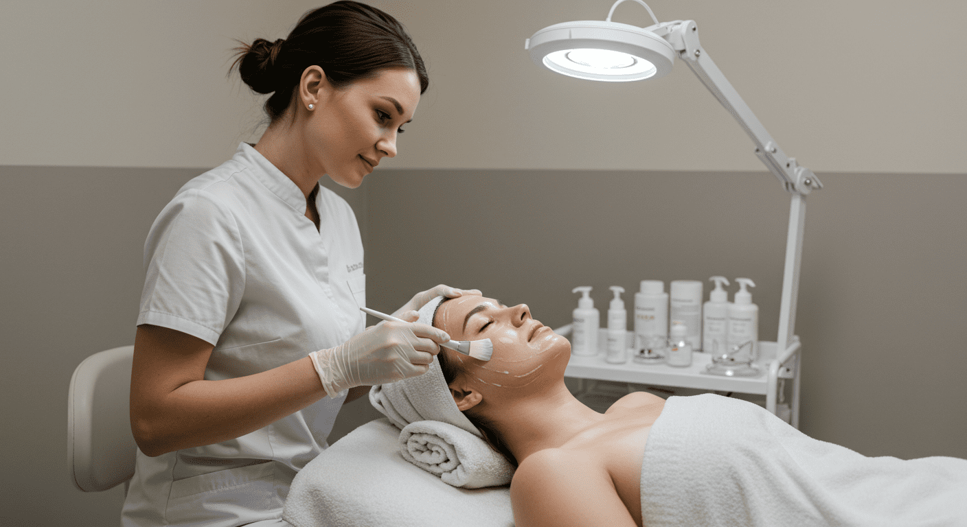 first chemical peel treatment sessionjpg