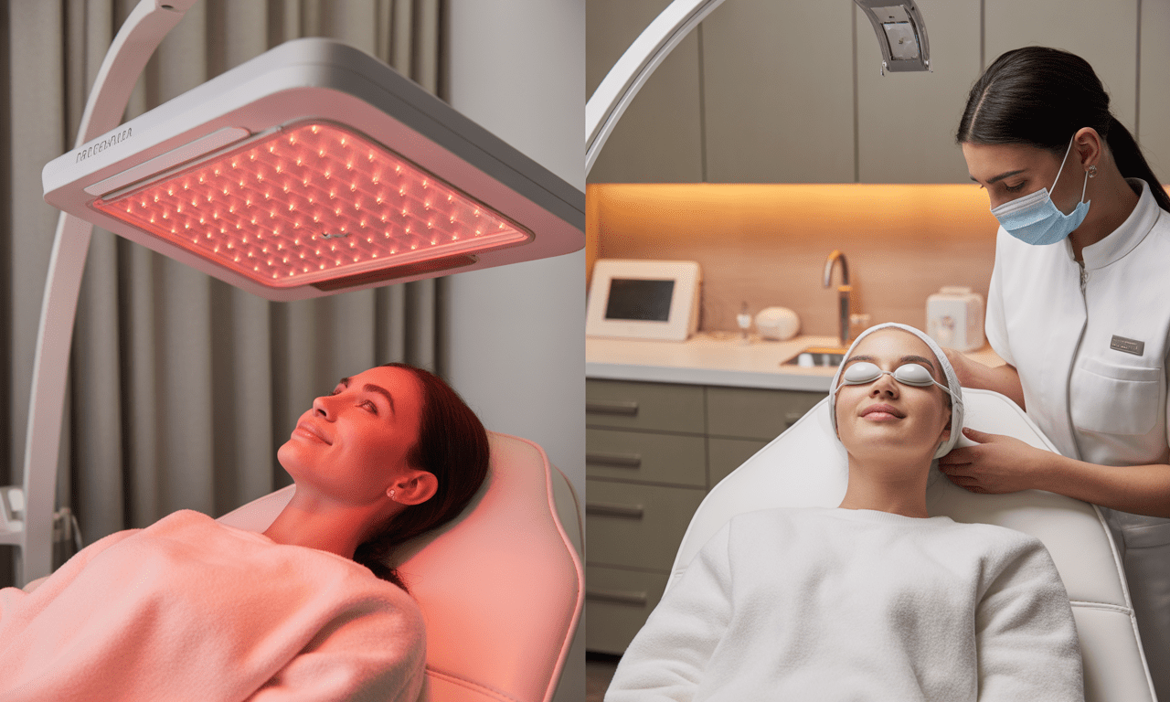 red light therapy vs ipl comparison
