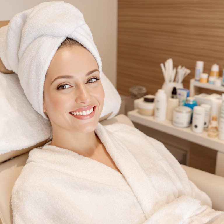 woman fresh after treatment chemical peels demystified scaled