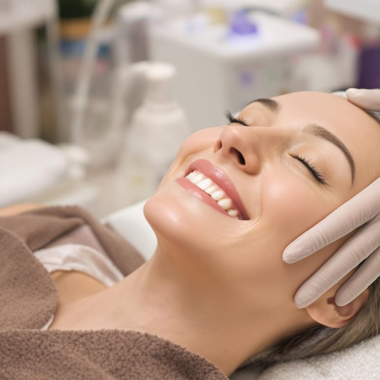 woman relaxing during facial exploring pdo thread lifts 1 scaled